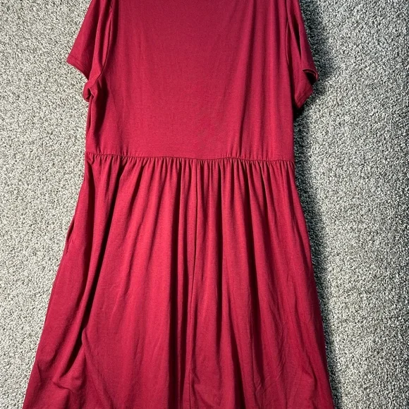 NWT Nemidor Women's Short Sleeve Plus Size Plain T-Shirt dress SZ 18 - Picture 7 of 10
